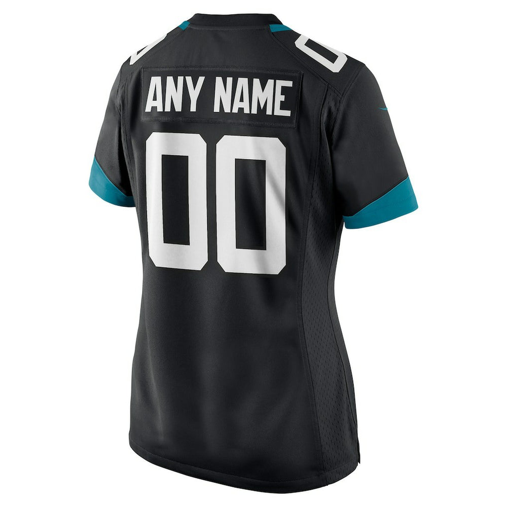 Jacksonville Jaguars Women's Custom Jersey - Black - Nike