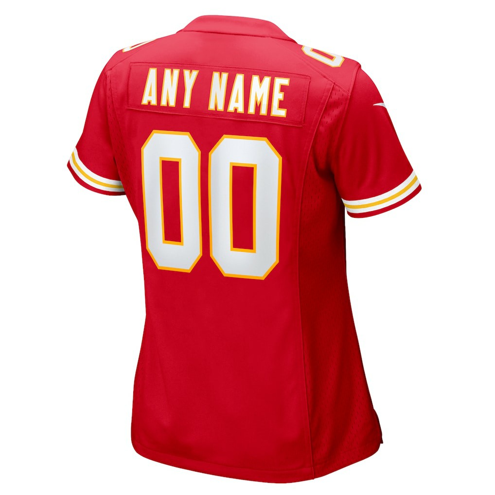 Kansas City Chiefs Women's Custom Game Jersey - Red - Nike