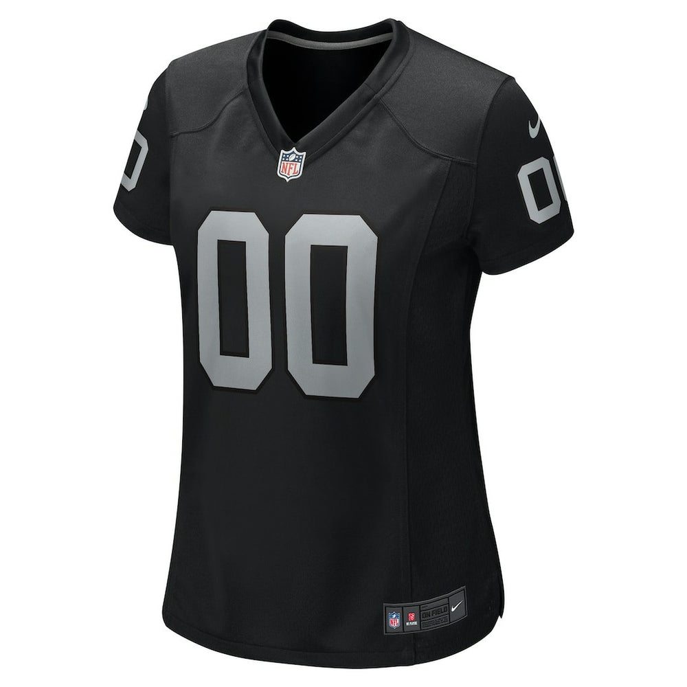 Las Vegas Raiders Women's Custom Game Jersey - Black - Nike