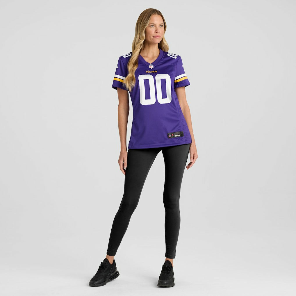 Minnesota Vikings Women's Custom Game Jersey - Purple - Nike