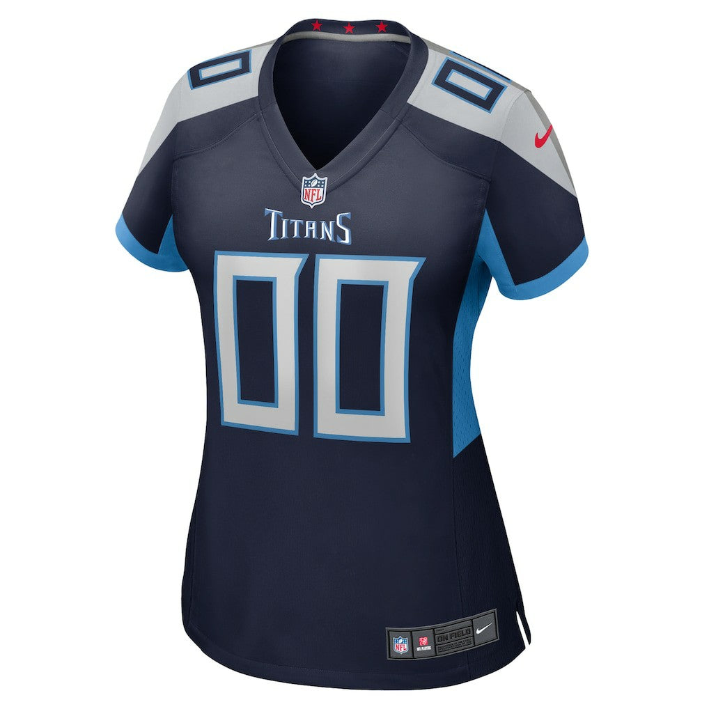 Tennessee Titans Women's Custom Game Jersey - Navy - Nike