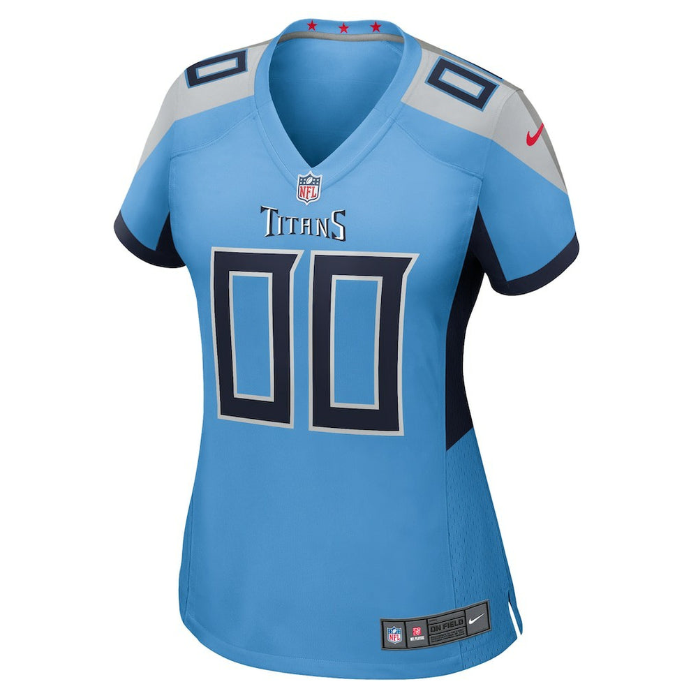 Tennessee Titans Women's Alternate Custom Game Jersey - Light Blue - Nike
