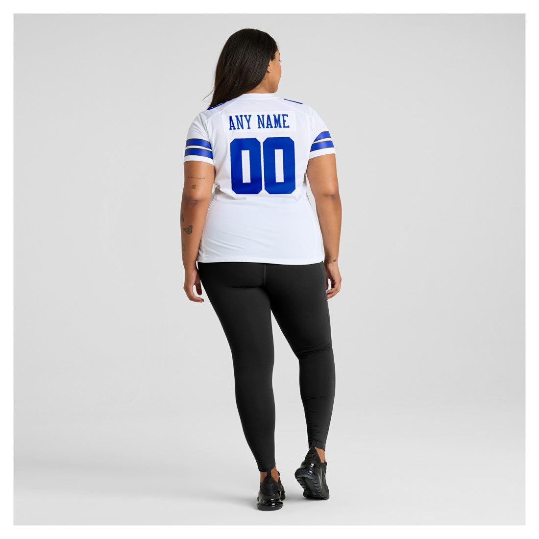 Dallas Cowboys Women's Custom Game Jersey - White - Nike
