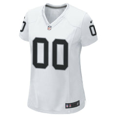 Las Vegas Raiders Women's Custom Game Jersey - White - Nike