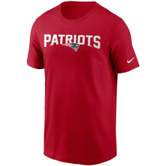 New England Patriots Team Wordmark T-Shirt - Red - Nike