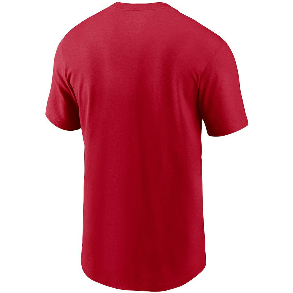 New England Patriots Team Wordmark T-Shirt - Red - Nike