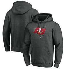Tampa Bay Buccaneers Primary Logo Pullover Hoodie - Heather Charcoal - NFL