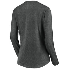 Tampa Bay Buccaneers Women's Victory Arch Long Sleeve V-Neck T-Shirt - Heather Gray - NFL