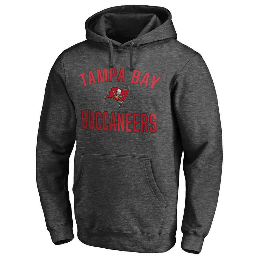 Tampa Bay Buccaneers Victory Arch Pullover Hoodie - Heather Charcoal - NFL