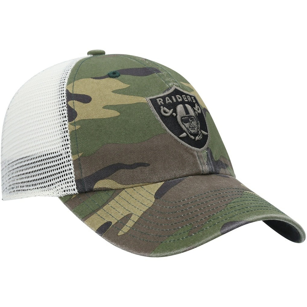 Las Vegas Raiders '47 Branson Trucker Clean Up Hat - Camo - 47 brand