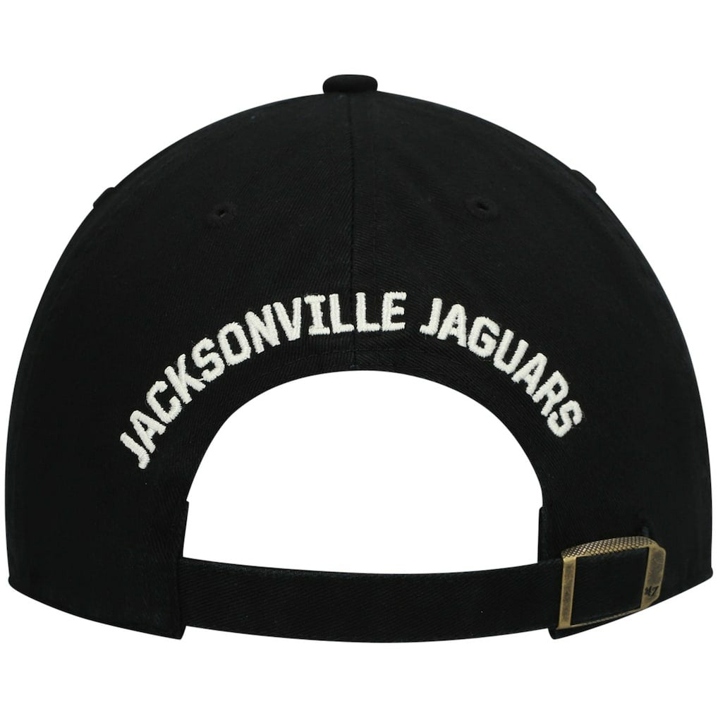 Jacksonville Jaguars '47 Women's Finley Clean Up Adjustable Hat - Black - 47 brand