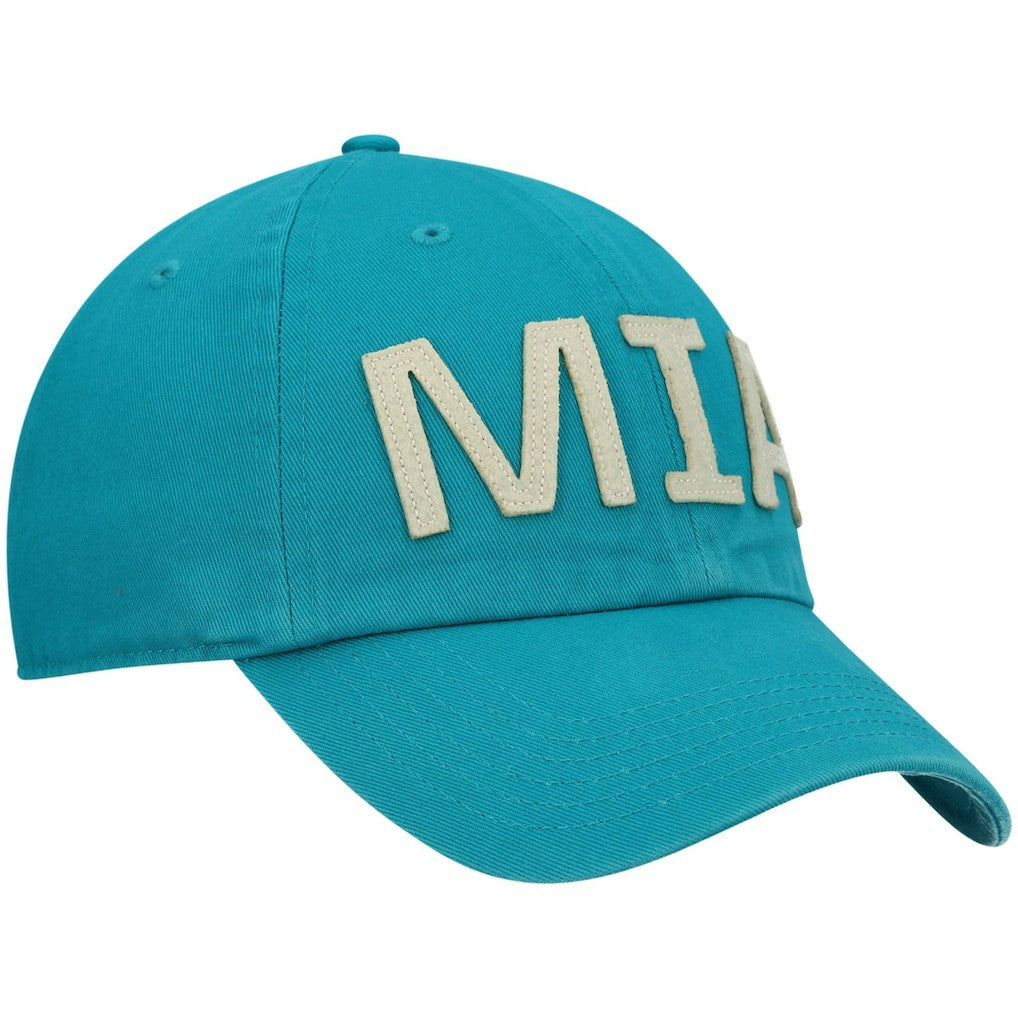 Miami Dolphins '47 Women's Finley Clean Up Adjustable Hat - Aqua - 47 brand