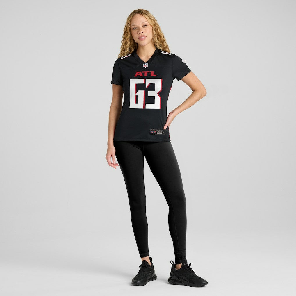 Chris Lindstrom Atlanta Falcons Women's Game Jersey - Black - Nike