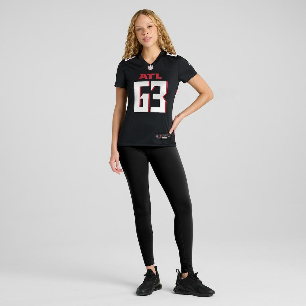 Chris Lindstrom Atlanta Falcons Women's Game Jersey - Black - Nike