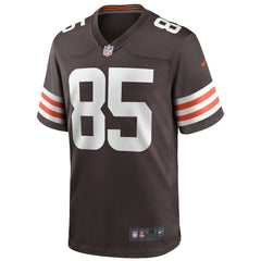 David Njoku Cleveland Browns Player Game Jersey - Brown - Nike