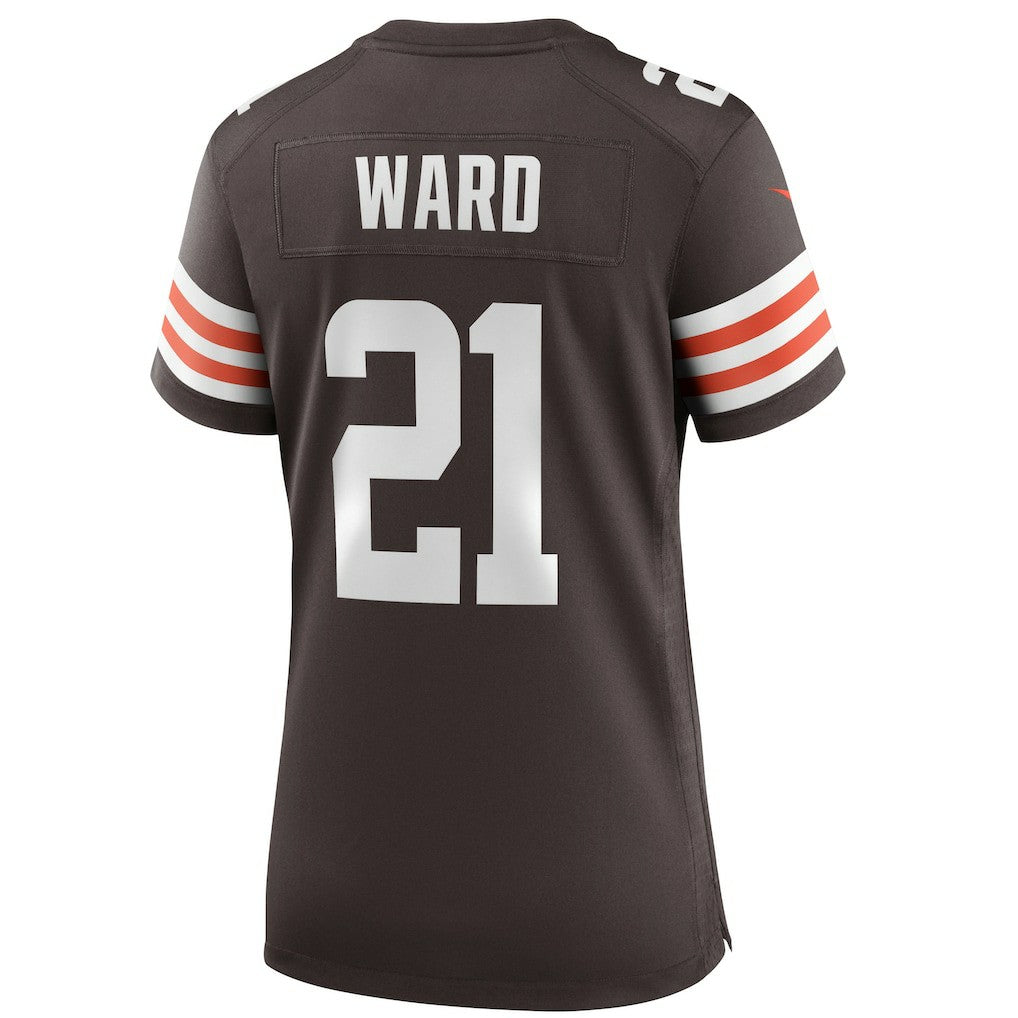 Denzel Ward Cleveland Browns Women's Player Game Jersey - Brown - Nike