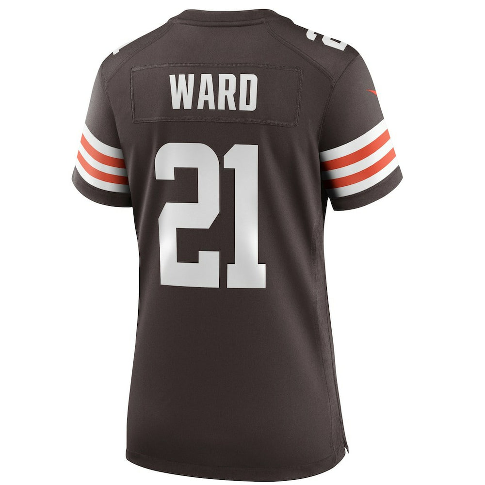 Denzel Ward Cleveland Browns Women's Player Game Jersey - Brown - Nike