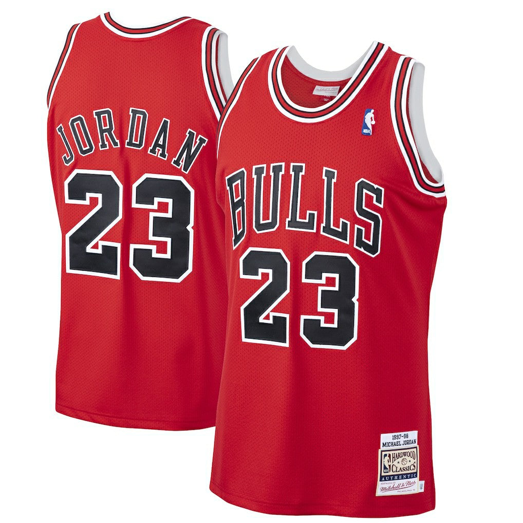 Mitchell & Ness Michael Jordan Chicago Bulls 1997/98 Hardwood Classics Authentic Jersey Scarlet