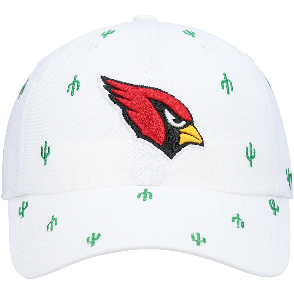 Arizona Cardinals '47 Women's Confetti Clean Up Adjustable Hat - White - 47 brand