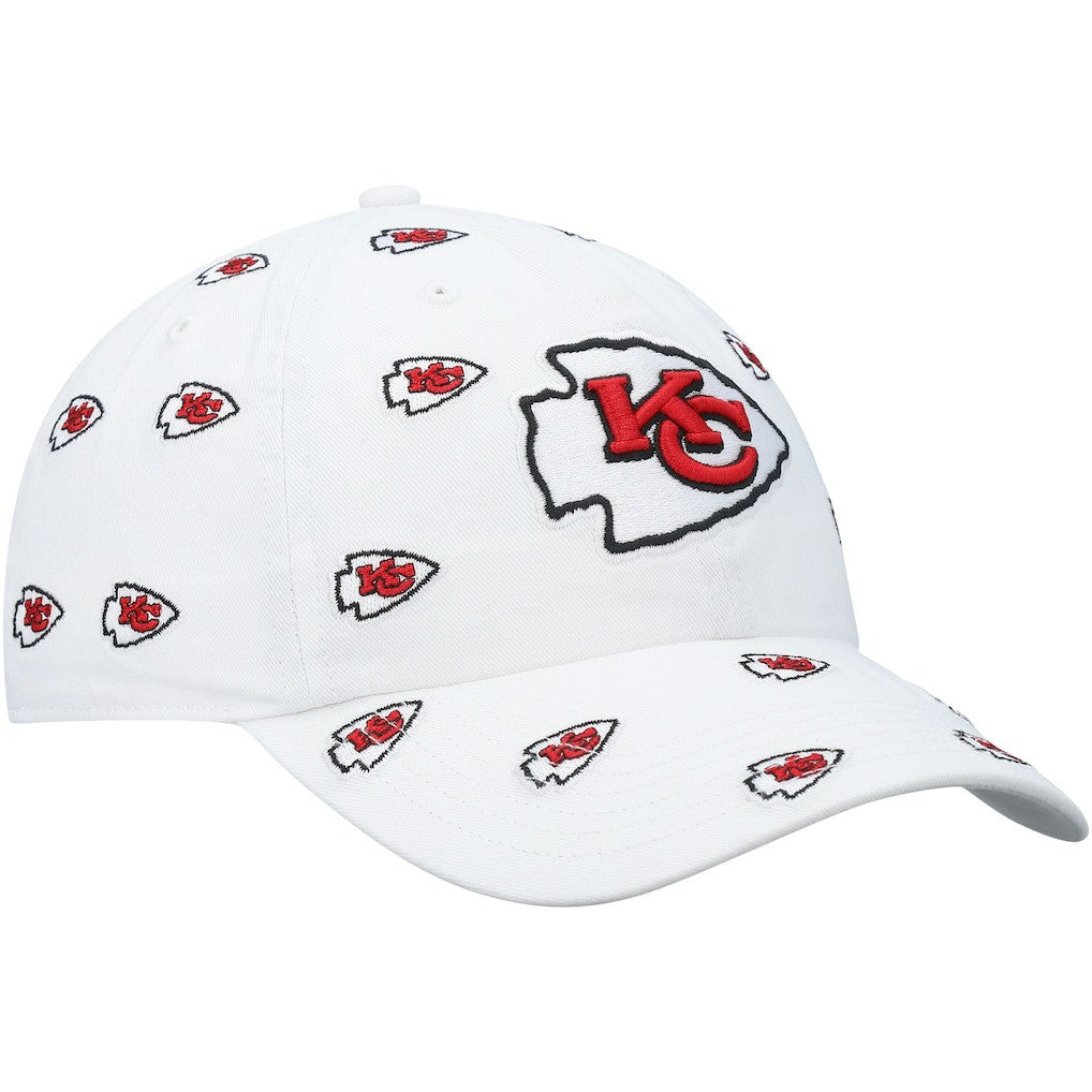Kansas City Chiefs '47 Women's Confetti Clean Up Adjustable Hat - White - 47 brand