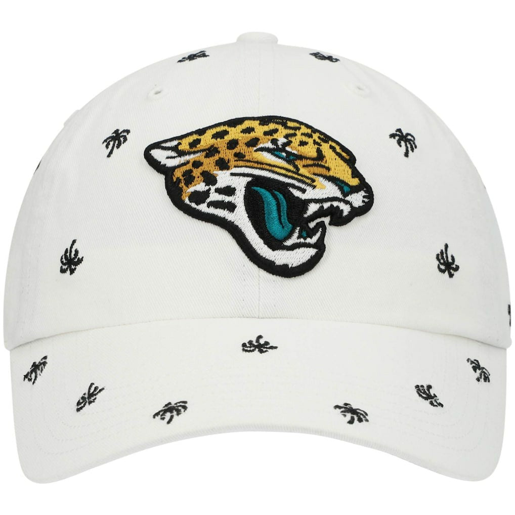 Jacksonville Jaguars '47 Women's Confetti Clean Up Adjustable Hat - White - 47 brand
