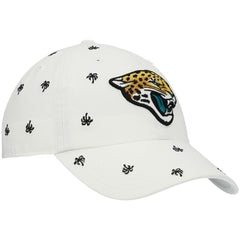 Jacksonville Jaguars '47 Women's Confetti Clean Up Adjustable Hat - White - 47 brand
