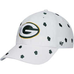 Green Bay Packers '47 Women's Confetti Clean Up Adjustable Hat - White - 47 brand