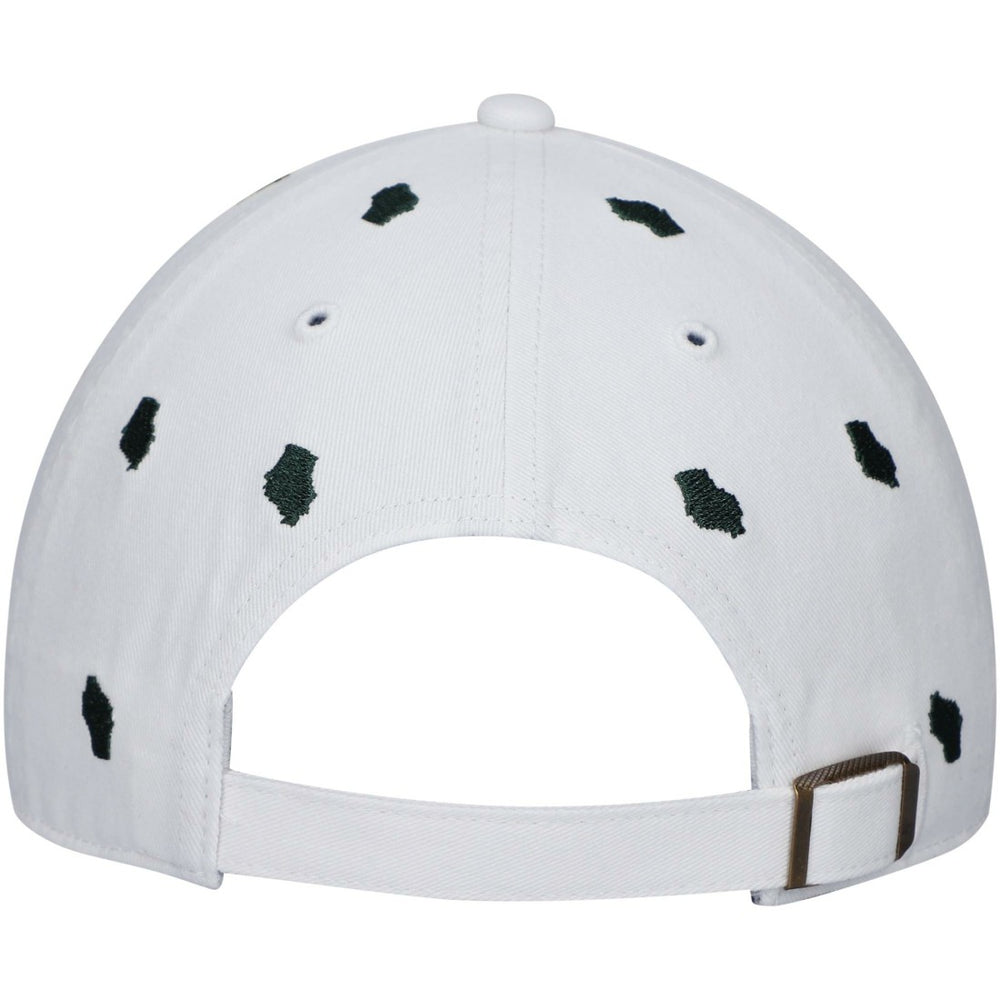 Green Bay Packers '47 Women's Confetti Clean Up Adjustable Hat - White - 47 brand