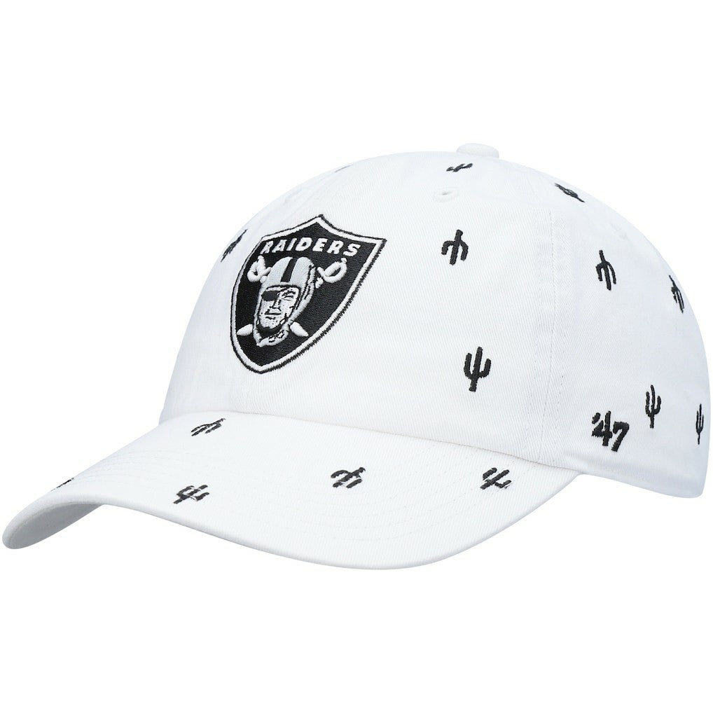 Las Vegas Raiders '47 Women's Confetti Clean Up Adjustable Hat - White - 47 brand