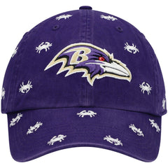 Baltimore Ravens '47 Women's Confetti Clean Up Adjustable Hat - Purple - 47 brand