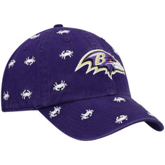 Baltimore Ravens '47 Women's Confetti Clean Up Adjustable Hat - Purple - 47 brand