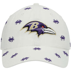 Baltimore Ravens '47 Women's Confetti Clean Up Adjustable Hat - White - 47 brand