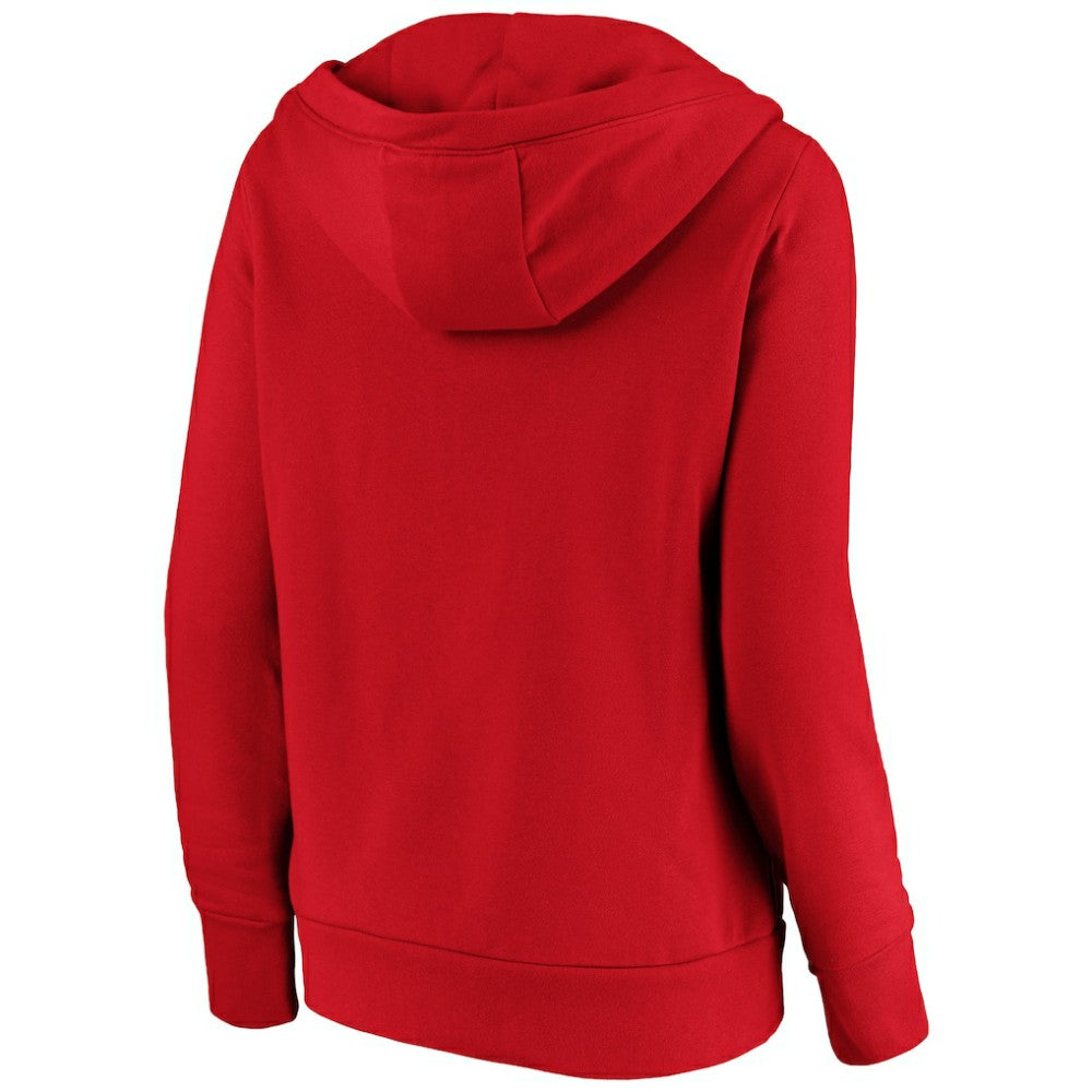 St. Louis Cardinals Fanatics Women's Core High Class Crossover Pullover Hoodie Outlet