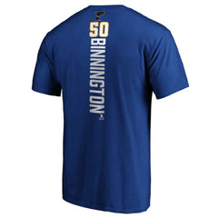 Jordan Binnington St. Louis Blues Playmaker T-Shirt - Royal | NHL Clearance