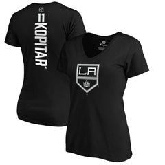 Anze Kopitar Los Angeles Kings Women's Playmaker V-Neck T-Shirt - Black | NHL discount