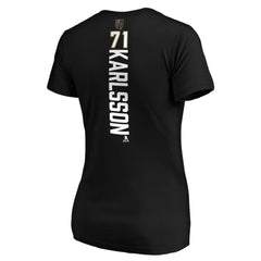 William Karlsson Vegas Golden Knights Women's Playmaker V-Neck T-Shirt - Black | NHL online