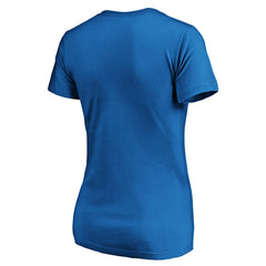 Los Angeles Chargers Women's Victory Arch V-Neck T-Shirt - Blue - NFL
