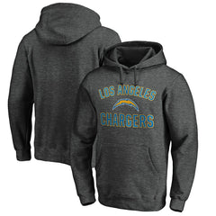 Los Angeles Chargers Victory Arch Pullover Hoodie - Heather Gray - NFL