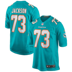 Austin Jackson Miami Dolphins Game Jersey - Aqua - Nike