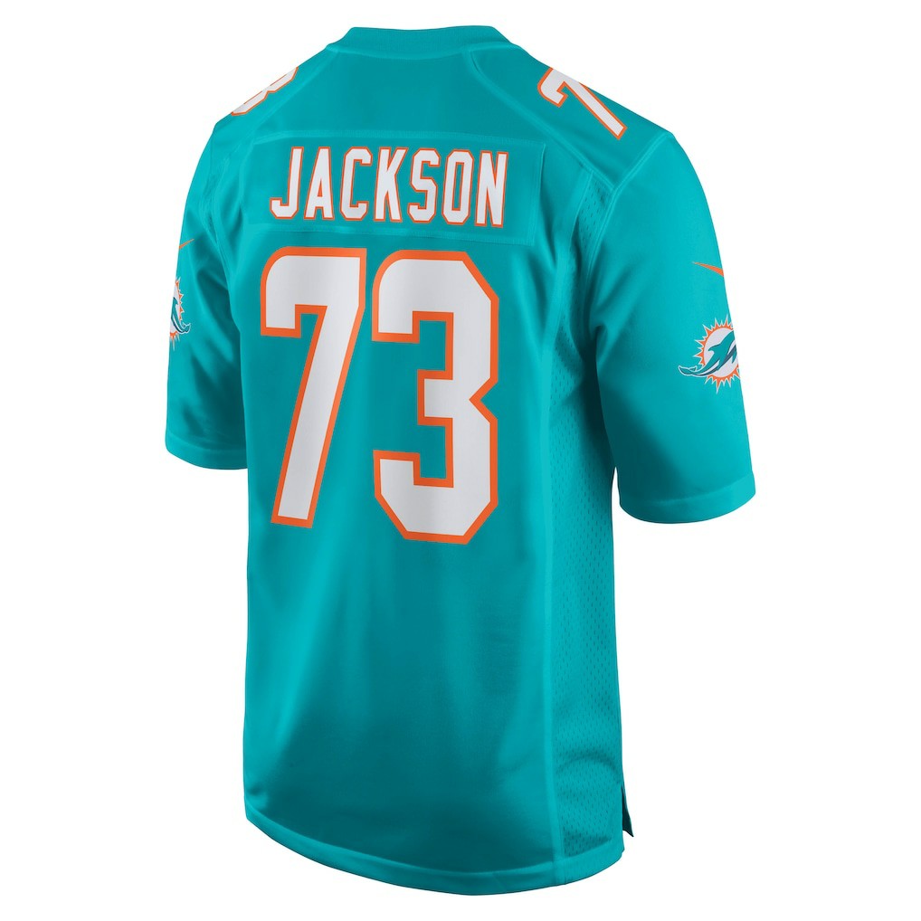 Austin Jackson Miami Dolphins Game Jersey - Aqua - Nike