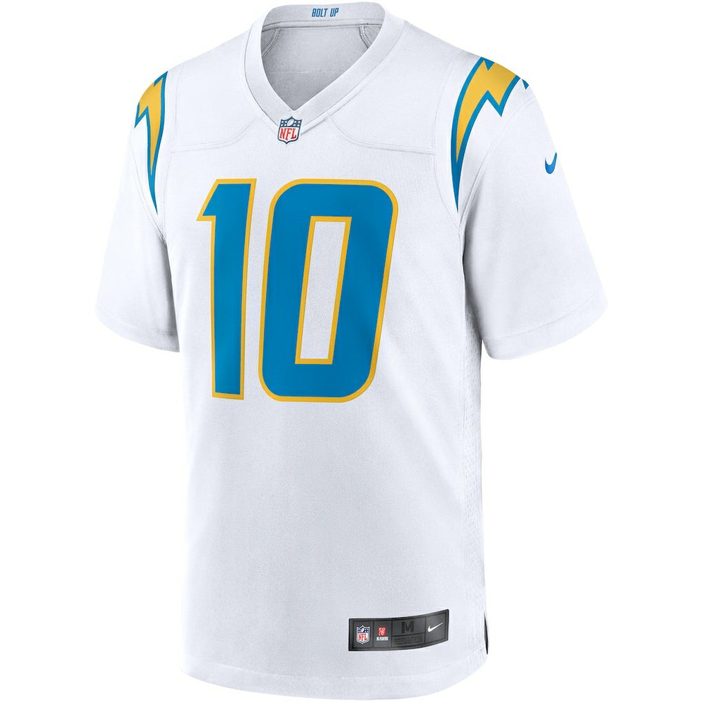 Justin Herbert Los Angeles Chargers Game Jersey - White - Nike