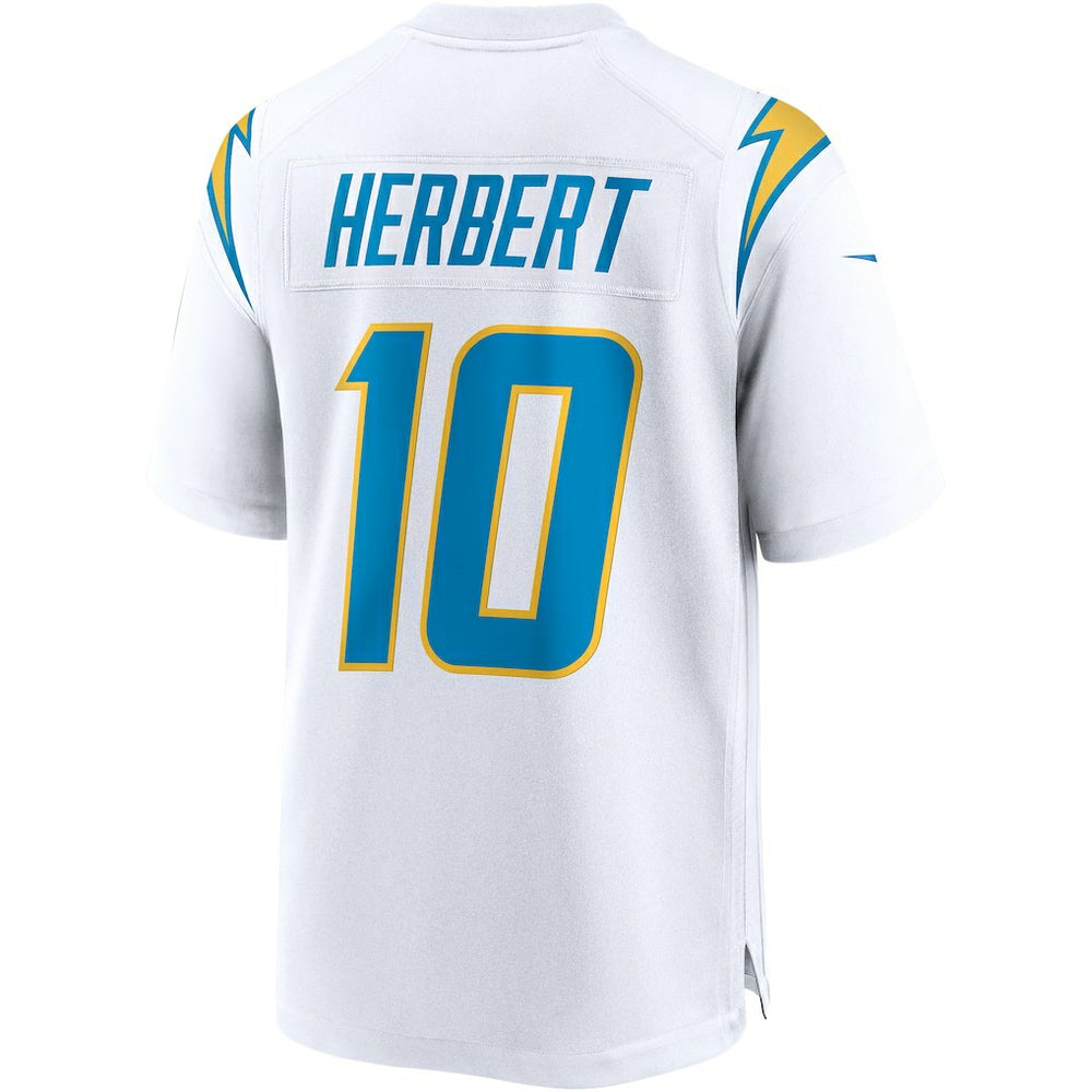 Justin Herbert Los Angeles Chargers Game Jersey - White - Nike