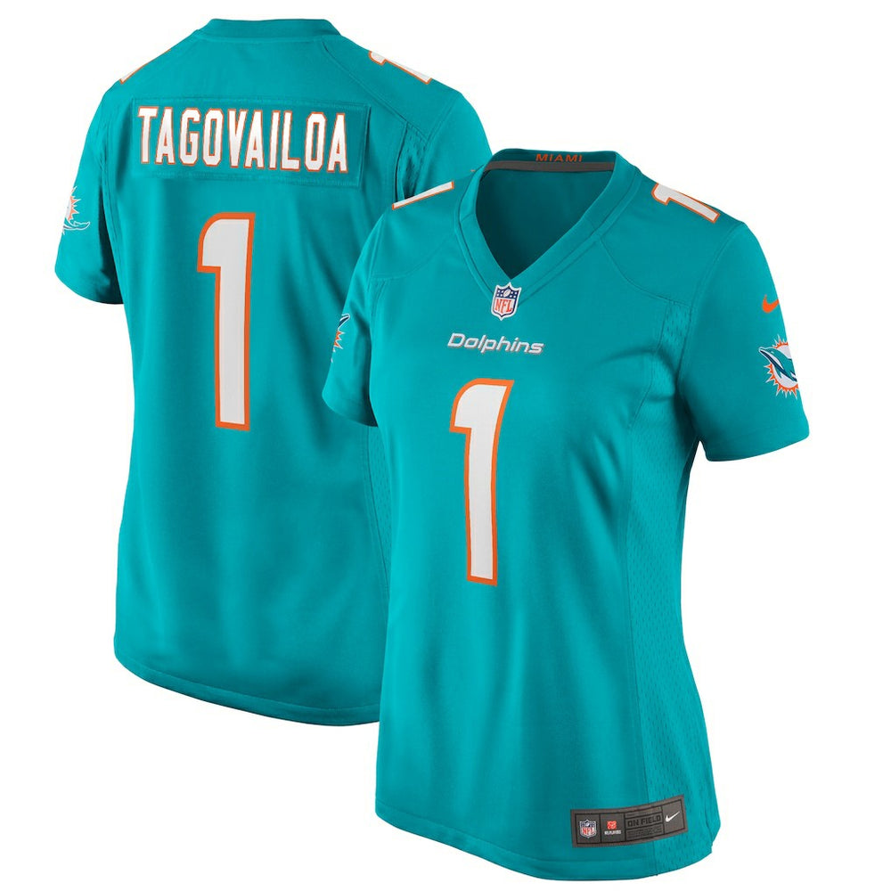 Tua Tagovailoa Miami Dolphins Women's Game Jersey - Aqua - Nike