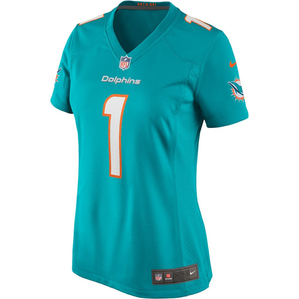 Tua Tagovailoa Miami Dolphins Women's Game Jersey - Aqua - Nike