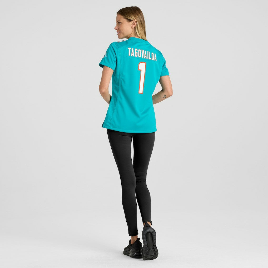 Tua Tagovailoa Miami Dolphins Women's Game Jersey - Aqua - Nike