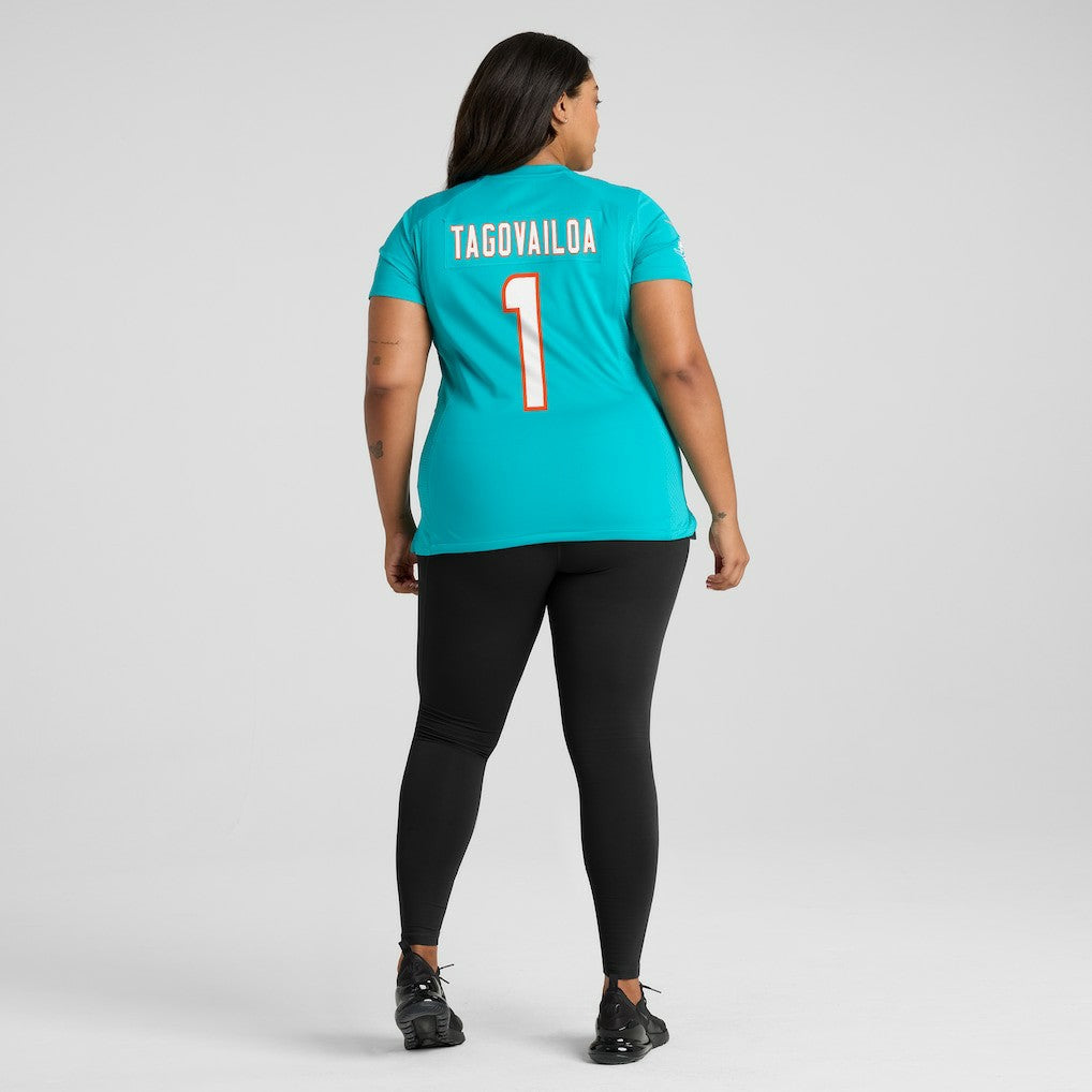 Tua Tagovailoa Miami Dolphins Women's Game Jersey - Aqua - Nike