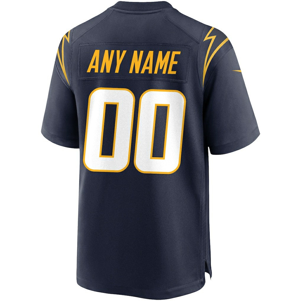Los Angeles Chargers Alternate Custom Game Jersey - Navy - Nike