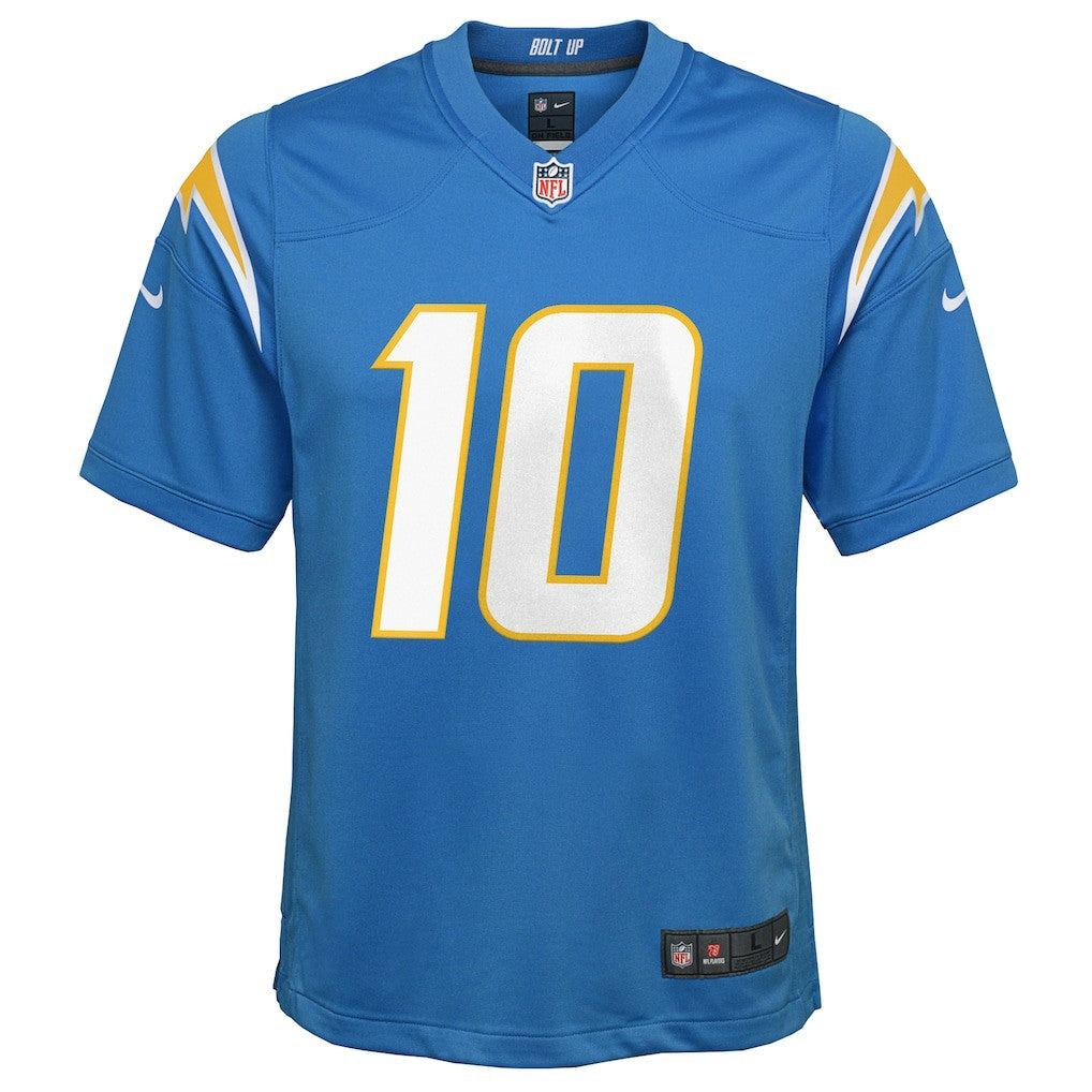Justin Herbert Los Angeles Chargers Youth Game Jersey - Powder Blue - Nike