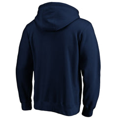 Atlanta Falcons Banner Wave Fitted Pullover Hoodie - Navy - NFL