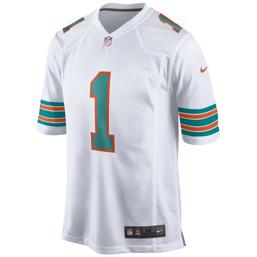 Tua Tagovailoa Miami Dolphins 2nd Alternate Game Jersey - White - Nike